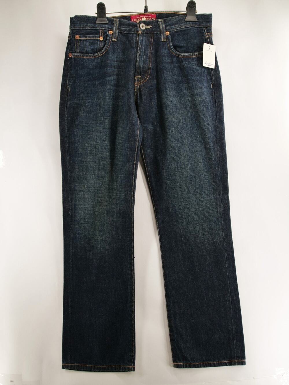 Lucky Brand NWT 221 Original Straight Jeans Mens 30x30 Dark Wash 100% Cotton New